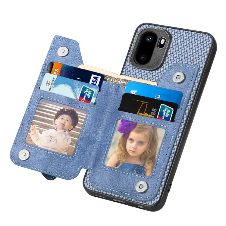 For OnePlus Ace 6 / 6T / 15R Carbon Fiber Horizontal Flip Zipper Wallet Phone Case