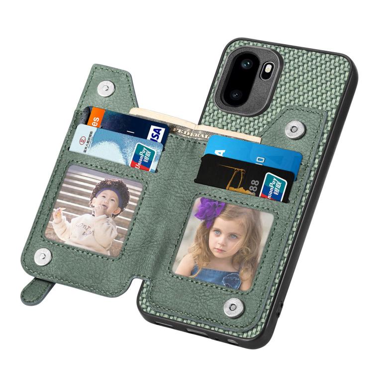 For OnePlus Ace 6 / 6T / 15R Carbon Fiber Horizontal Flip Zipper Wallet Phone Case