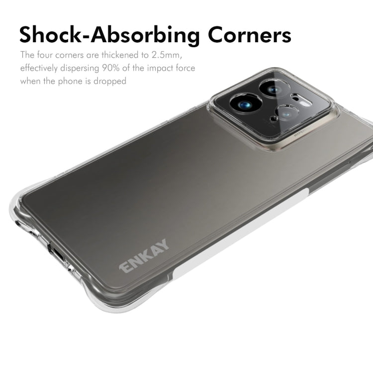For Realme GT7 Pro 5G ENKAY Transparent TPU Shockproof Anti-slip Phone Case