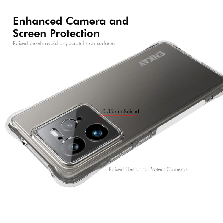For Realme GT7 Pro 5G ENKAY Transparent TPU Shockproof Anti-slip Phone Case