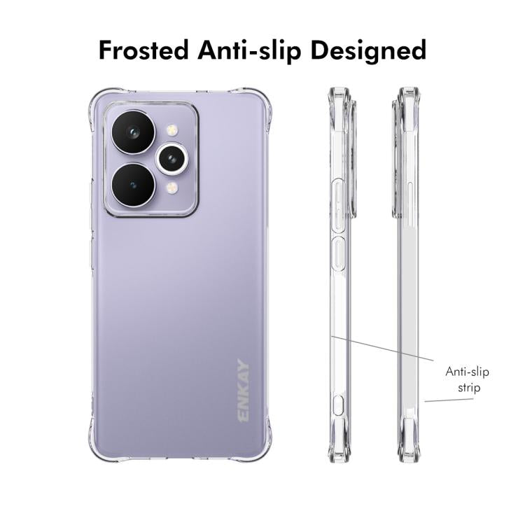 For Realme 15 Pro 5G Global ENKAY Transparent TPU Shockproof Anti-slip Phone Case
