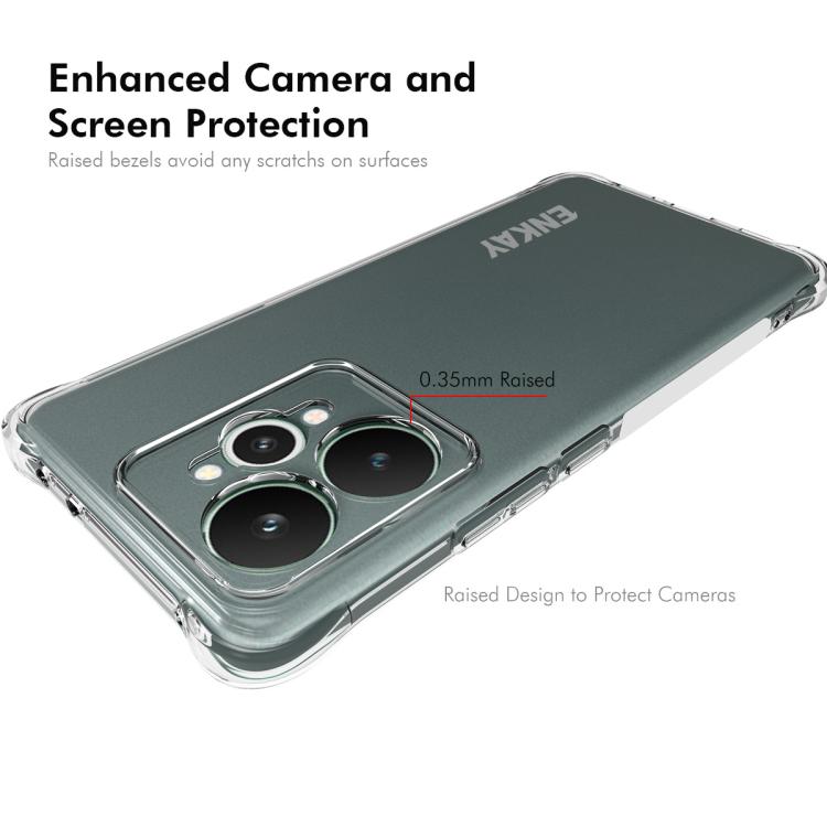 For Realme 15 5G Global ENKAY Transparent TPU Shockproof Anti-slip Phone Case
