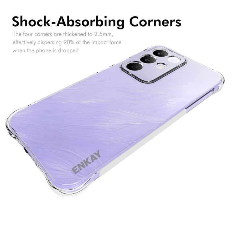For Realme C85 Pro 4G Global ENKAY Transparent TPU Shockproof Anti-slip Phone Case