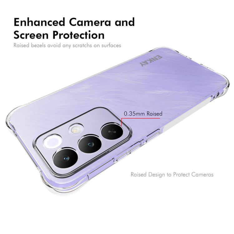 For Realme C85 Pro 4G Global ENKAY Transparent TPU Shockproof Anti-slip Phone Case