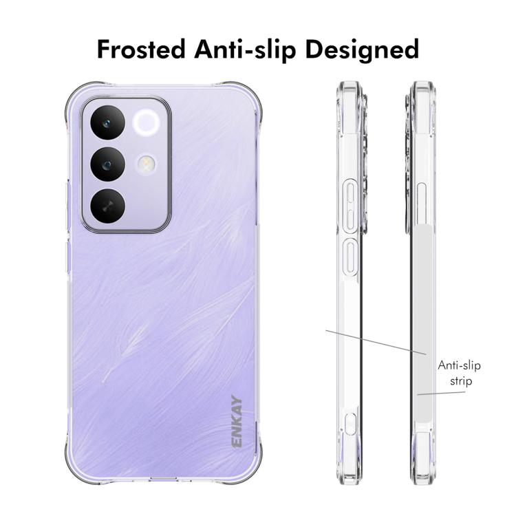 For Realme C85 Pro 4G Global ENKAY Transparent TPU Shockproof Anti-slip Phone Case