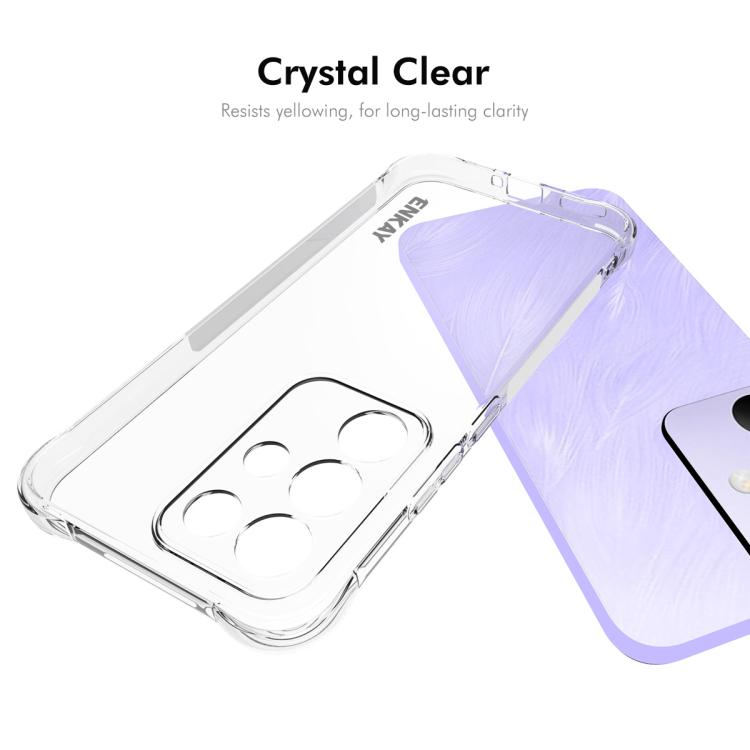 For Realme C85 Pro 4G Global ENKAY Transparent TPU Shockproof Anti-slip Phone Case