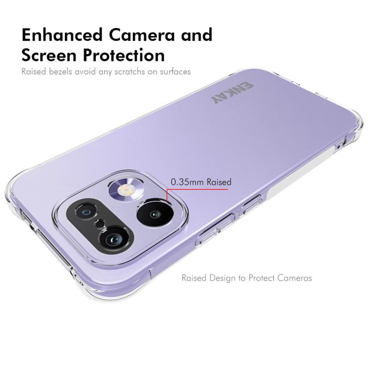 For Realme 16 Pro 5G Global ENKAY Transparent TPU Shockproof Anti-slip Phone Case