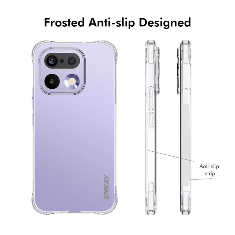 For Realme 16 Pro 5G Global ENKAY Transparent TPU Shockproof Anti-slip Phone Case