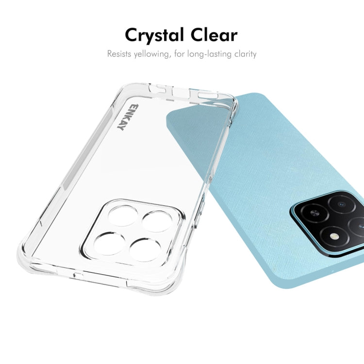 For Honor X5b 4G / X5b Plus 4G Global ENKAY Hat-Prince Transparent TPU Shockproof Phone Case