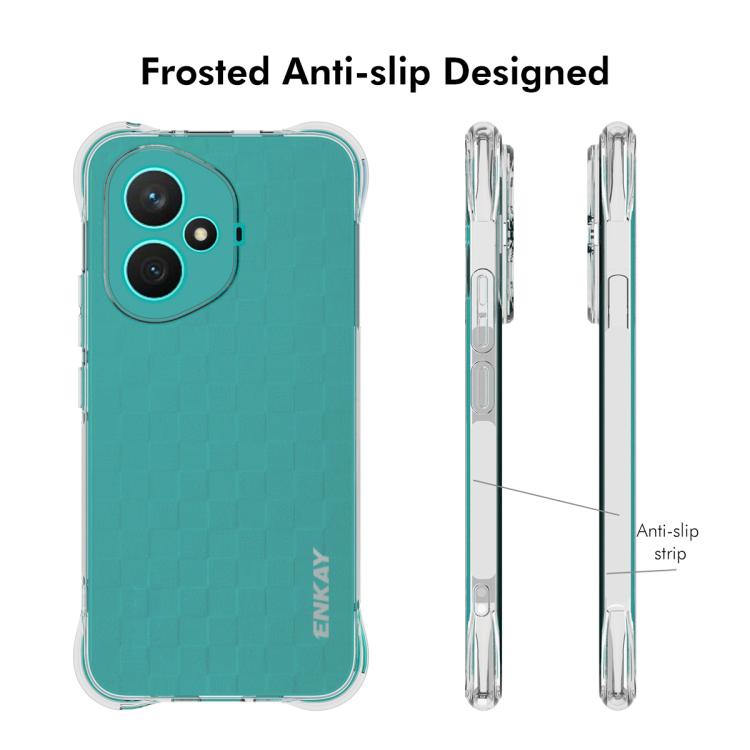 For Honor 400 5G Global 156.5mm ENKAY Hat-Prince Transparent TPU Shockproof Phone Case