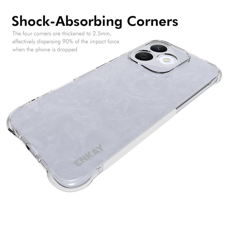 For Honor 400 Lite Global ENKAY Hat-Prince Transparent TPU Shockproof Phone Case