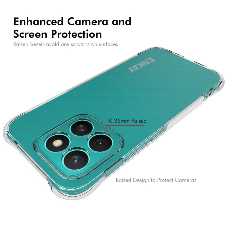 For Honor X8c 4G ENKAY Hat-Prince Transparent TPU Shockproof Phone Case