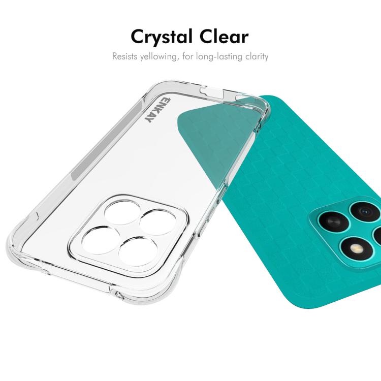 For Honor X8c 4G ENKAY Hat-Prince Transparent TPU Shockproof Phone Case