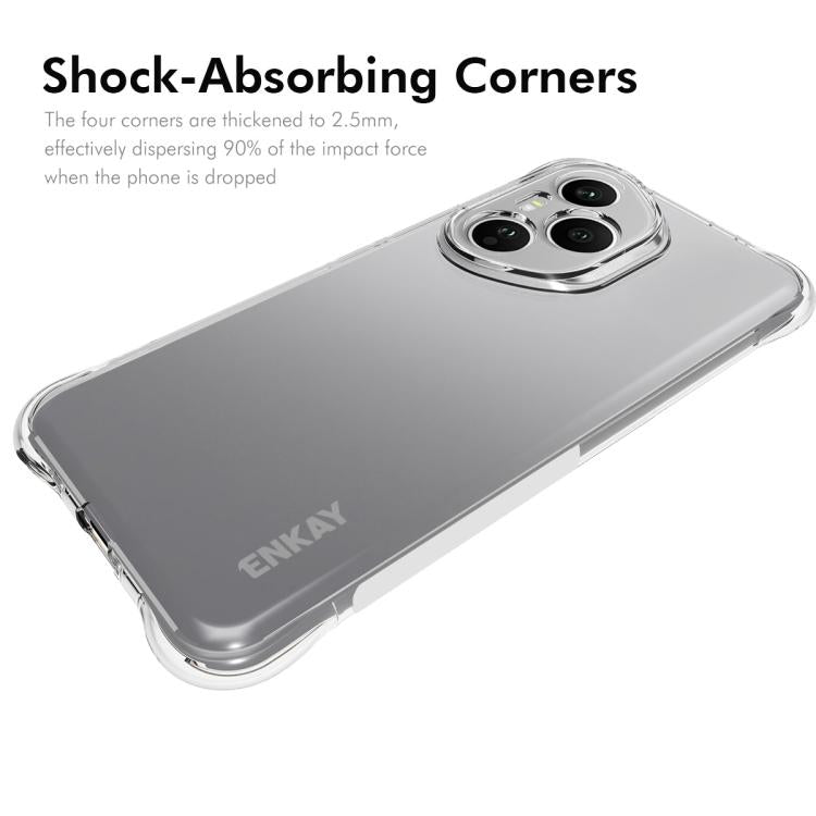 For Honor 400 Pro Global 160.8mm ENKAY Hat-Prince Transparent TPU Shockproof Phone Case