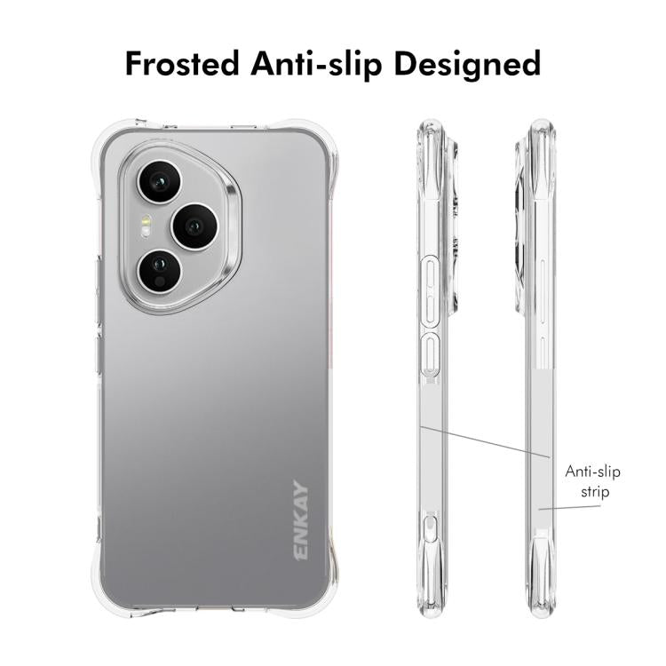 For Honor 400 Pro Global 160.8mm ENKAY Hat-Prince Transparent TPU Shockproof Phone Case