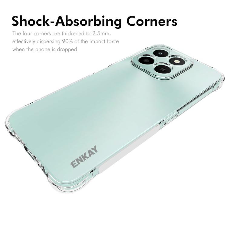 For Honor X6c 4G ENKAY Hat-Prince Transparent TPU Shockproof Phone Case