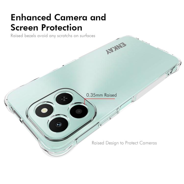 For Honor X6c 4G ENKAY Hat-Prince Transparent TPU Shockproof Phone Case
