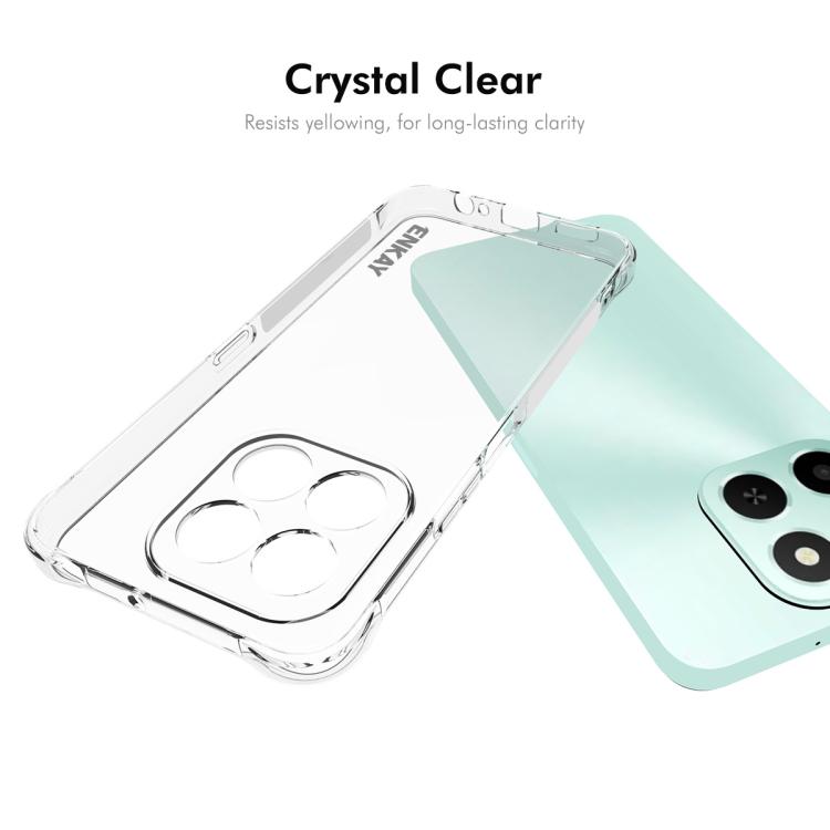 For Honor X6c 4G ENKAY Hat-Prince Transparent TPU Shockproof Phone Case