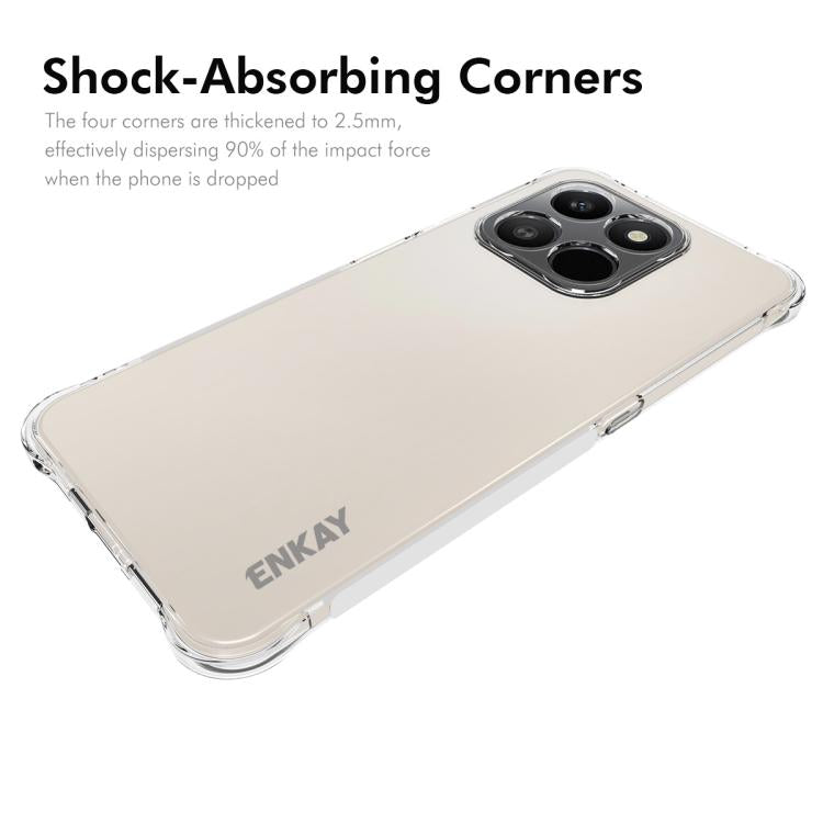 For Honor 400 Smart / X7d 5G ENKAY Hat-Prince Transparent TPU Shockproof Phone Case