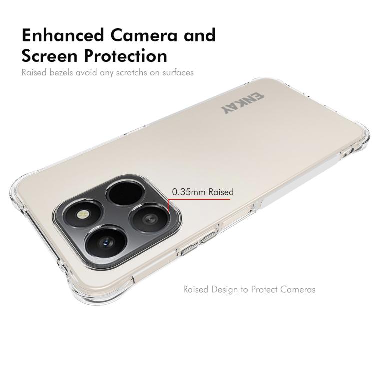 For Honor 400 Smart / X7d 5G ENKAY Hat-Prince Transparent TPU Shockproof Phone Case