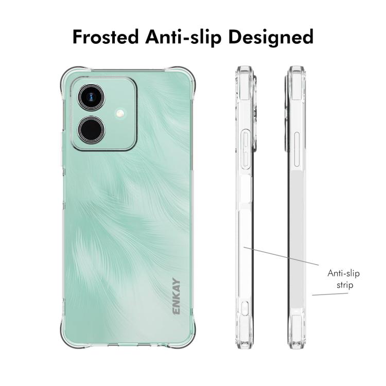 For Honor Play10 4G Global ENKAY Hat-Prince Transparent TPU Shockproof Phone Case