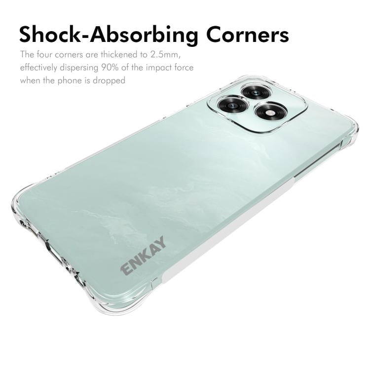For Honor X5c / X5c Plus / Play10A ENKAY Hat-Prince Transparent TPU Shockproof Phone Case