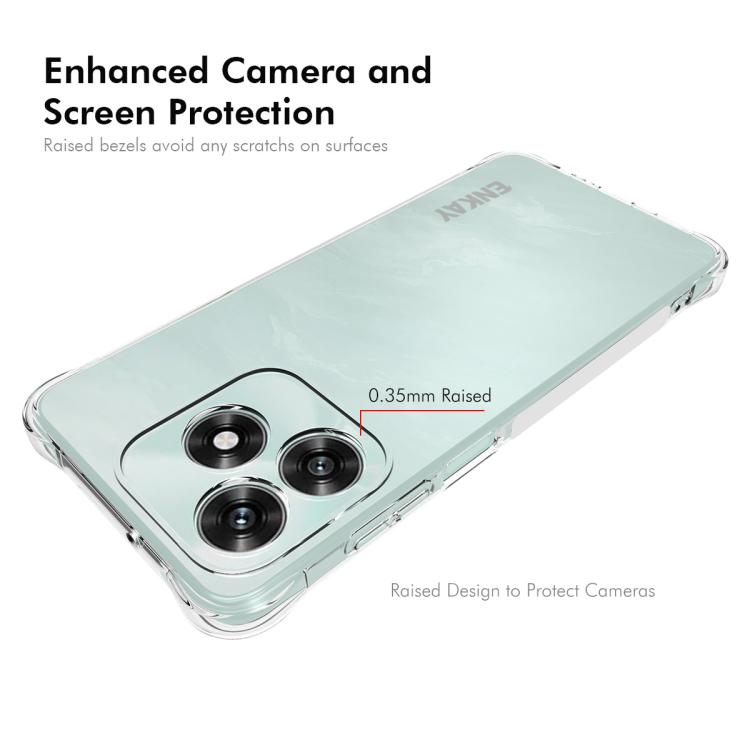 For Honor X5c / X5c Plus / Play10A ENKAY Hat-Prince Transparent TPU Shockproof Phone Case