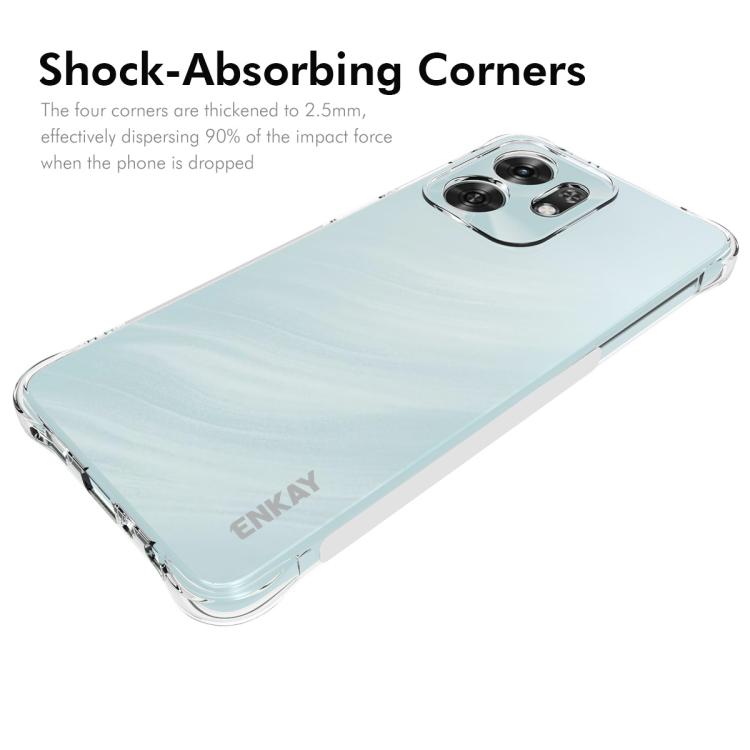 For Honor X6d / Play 60A 5G ENKAY Hat-Prince Transparent TPU Shockproof Phone Case