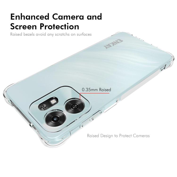 For Honor X6d / Play 60A 5G ENKAY Hat-Prince Transparent TPU Shockproof Phone Case