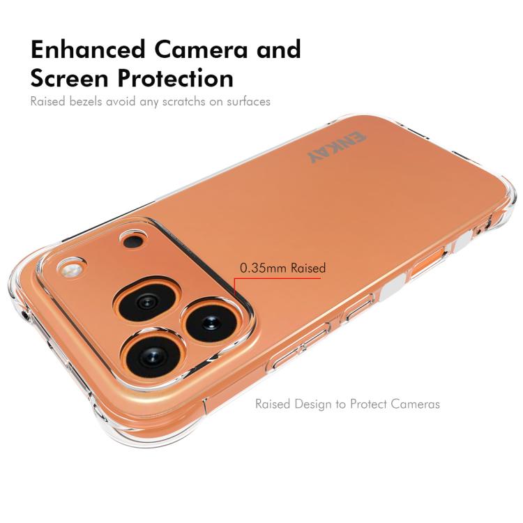 For Honor 600 Pro Global ENKAY Hat-Prince Transparent TPU Shockproof Phone Case