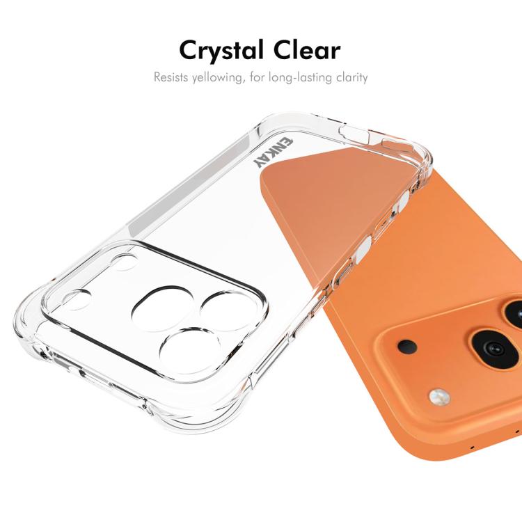 For Honor 600 Pro Global ENKAY Hat-Prince Transparent TPU Shockproof Phone Case