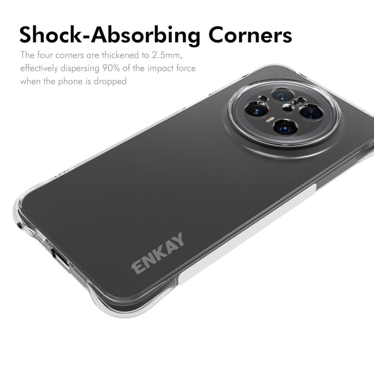 For Huawei Mate 70 ENKAY Hat-Prince Transparent TPU Shockproof Phone Case