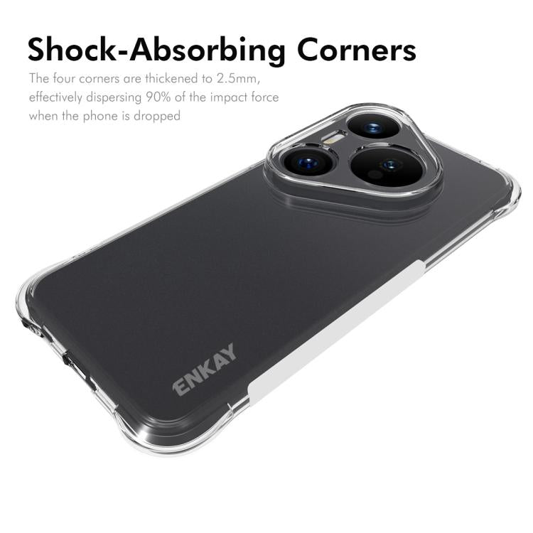 For Huawei Pura 80 Pro / 80 Pro+ ENKAY Hat-Prince Transparent TPU Shockproof Phone Case