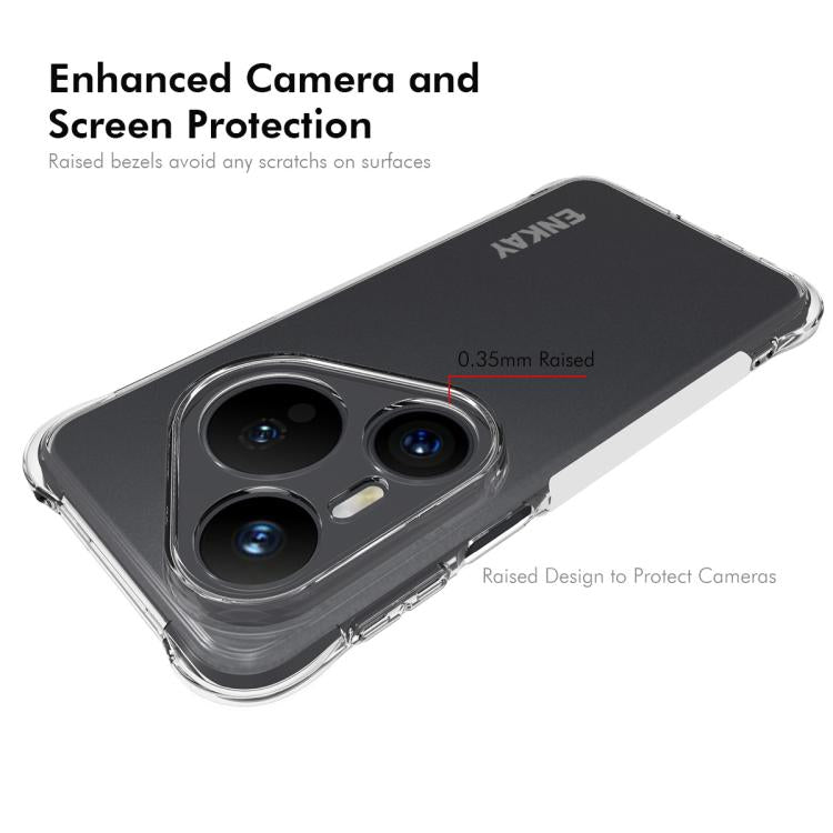 For Huawei Pura 80 Pro / 80 Pro+ ENKAY Hat-Prince Transparent TPU Shockproof Phone Case