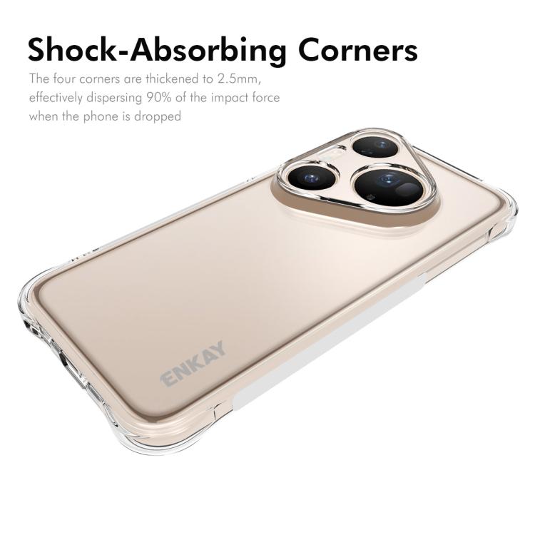For Huawei Pura 90 Pro Max 5G ENKAY Hat-Prince Transparent TPU Shockproof Phone Case
