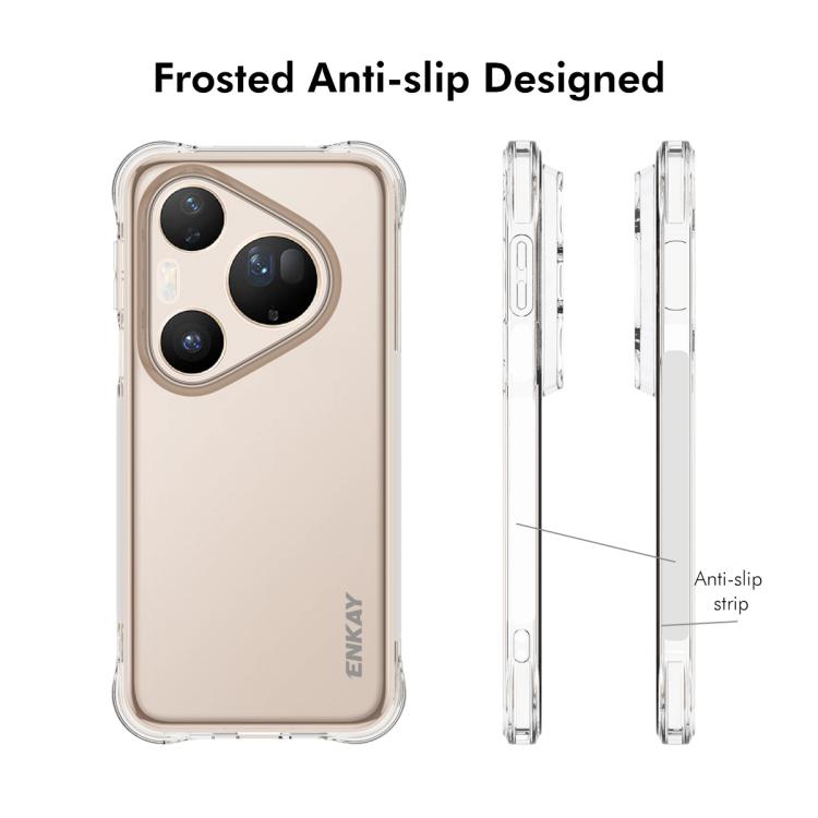 For Huawei Pura 90 Pro Max 5G ENKAY Hat-Prince Transparent TPU Shockproof Phone Case