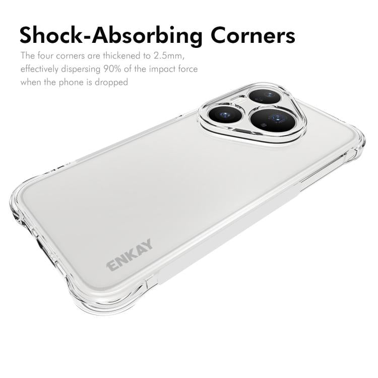 For Huawei Pura 90 Pro 5G ENKAY Hat-Prince Transparent TPU Shockproof Phone Case