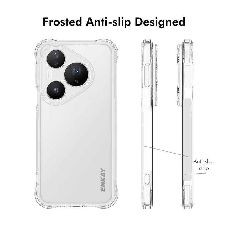 For Huawei Pura 90 Pro 5G ENKAY Hat-Prince Transparent TPU Shockproof Phone Case