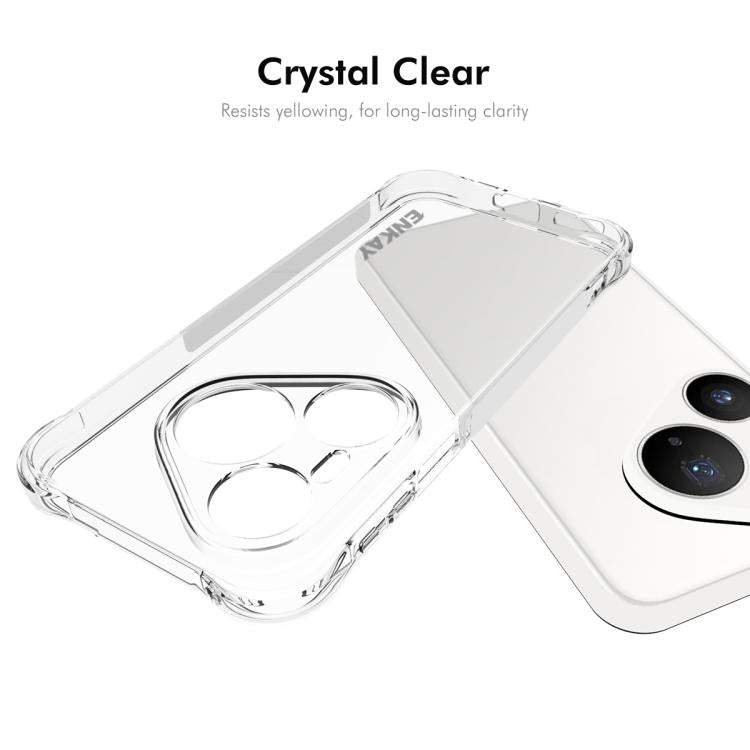 For Huawei Pura 90 Pro 5G ENKAY Hat-Prince Transparent TPU Shockproof Phone Case