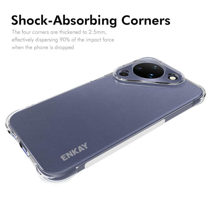 For Huawei Pura 90 5G ENKAY Hat-Prince Transparent TPU Shockproof Phone Case