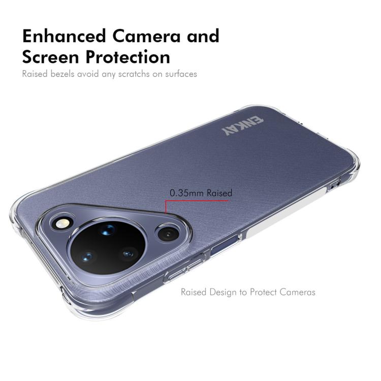 For Huawei Pura 90 5G ENKAY Hat-Prince Transparent TPU Shockproof Phone Case