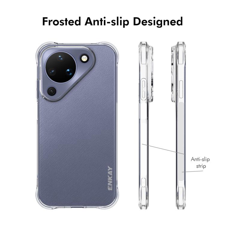 For Huawei Pura 90 5G ENKAY Hat-Prince Transparent TPU Shockproof Phone Case