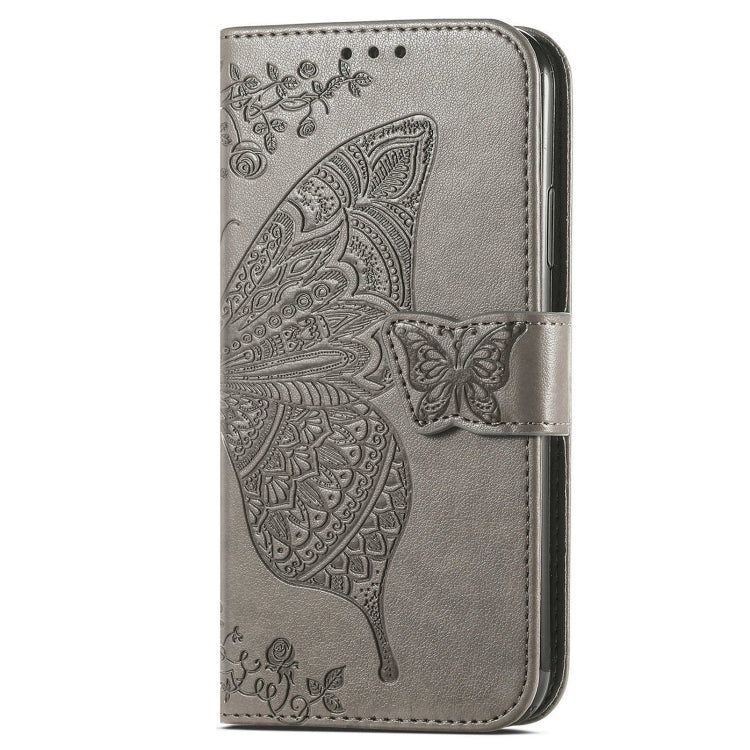 For Motorola Edge 50 Pro Butterfly Love Flower Embossed Leather Phone Case