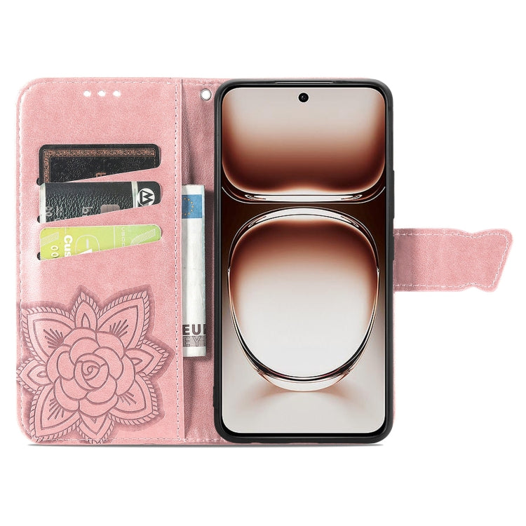 For Motorola  Edge 50 Neo Butterfly Love Flower Embossed Leather Phone Case