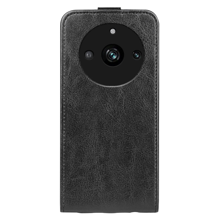 For Realme 11 Pro R64 Texture Vertical Flip Leather Phone Case