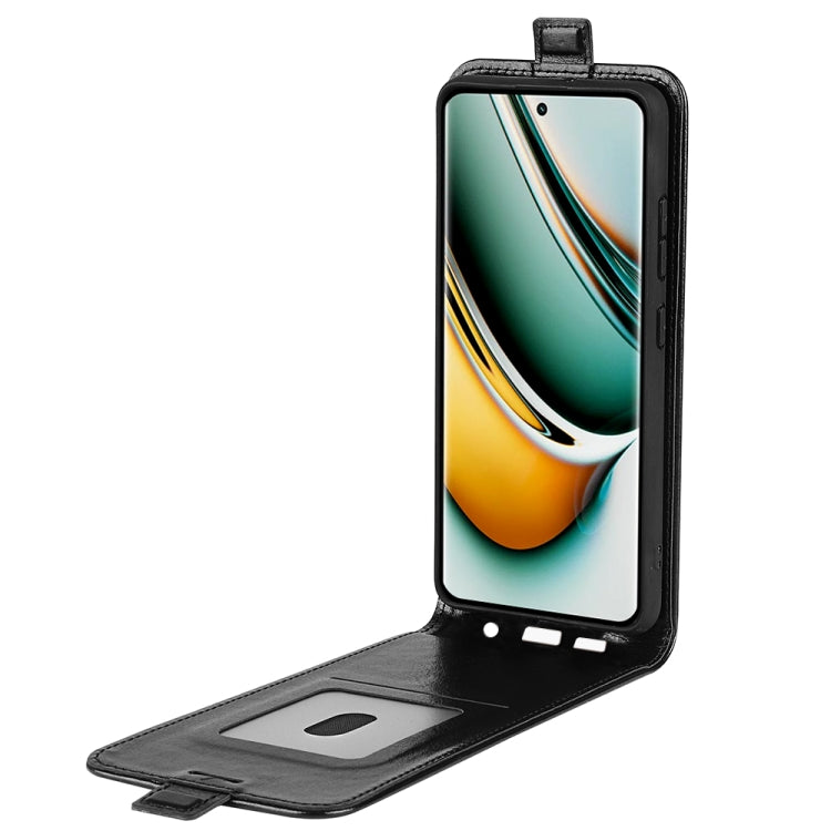 For Realme 11 Pro R64 Texture Vertical Flip Leather Phone Case