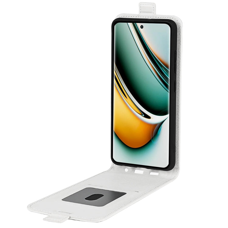 For Realme 11 Pro R64 Texture Vertical Flip Leather Phone Case