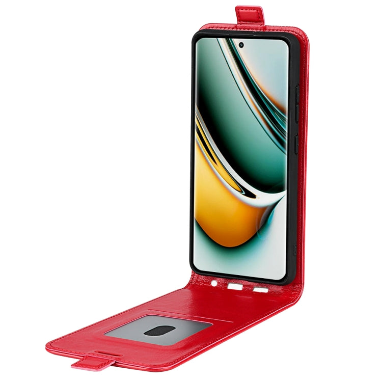 For Realme 11 Pro R64 Texture Vertical Flip Leather Phone Case