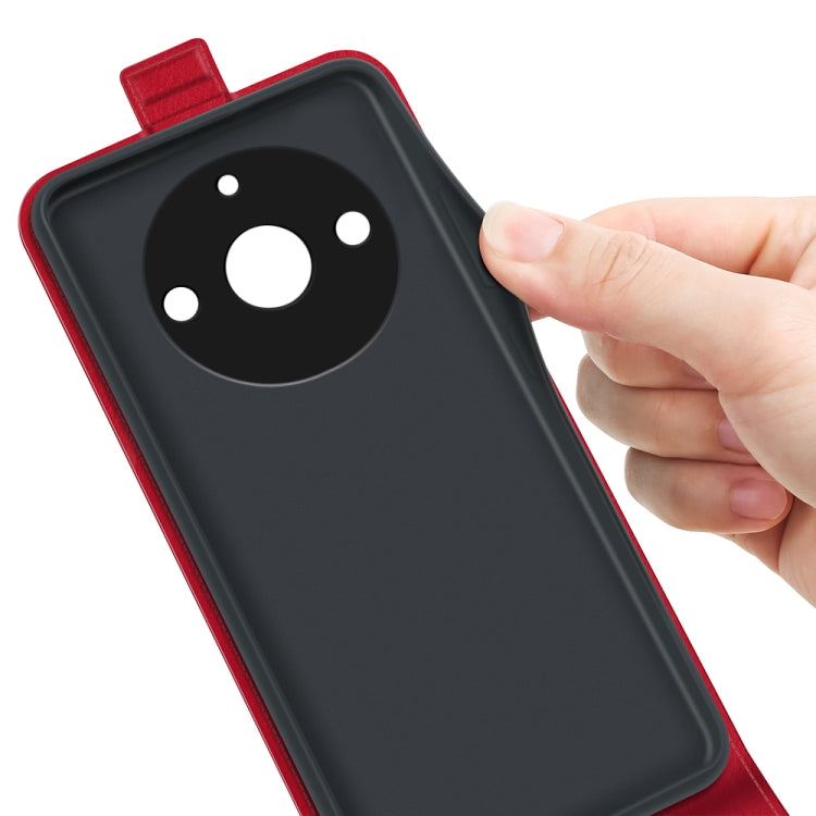 For Realme 11 Pro R64 Texture Vertical Flip Leather Phone Case