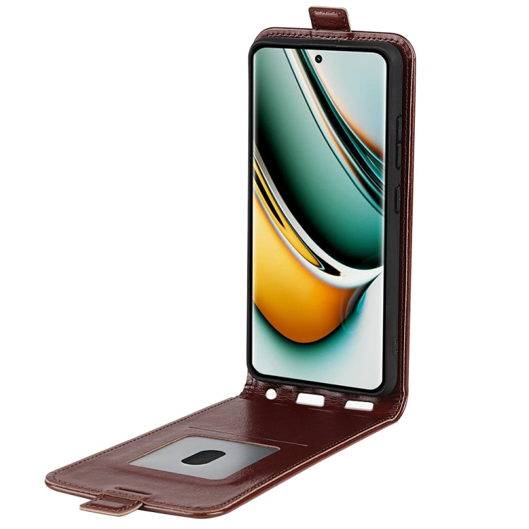 For Realme 11 Pro R64 Texture Vertical Flip Leather Phone Case